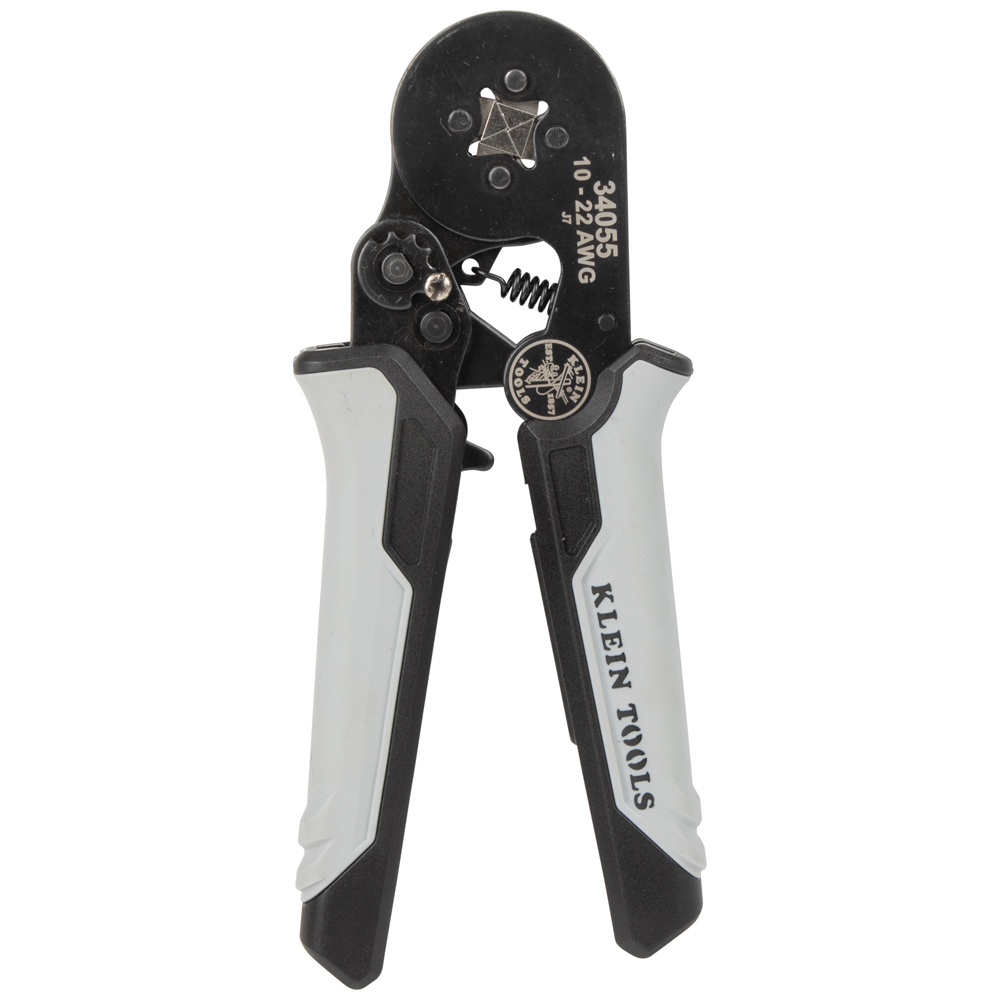 Klein Tools KLE-34055 10-22 AWG Wire Ratcheting Ferrule Square Crimper