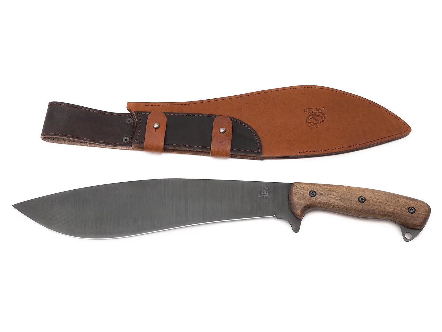 BeaverCraft BE-KKRI Kukri Knife With Leather Sheath