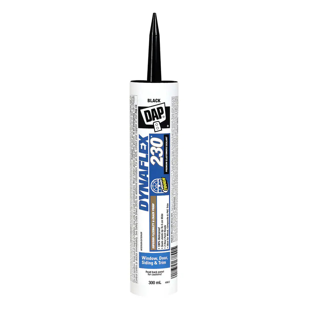 DAP DAP-74102 Dynaflex 230 Premium Elastomeric Sealant Black 300ml