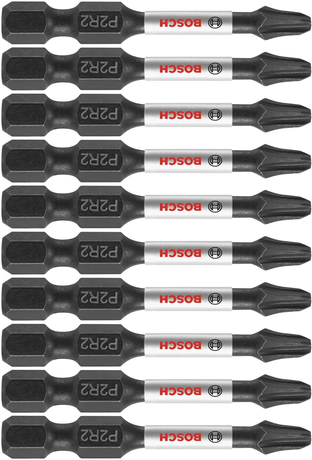 Bosch BOS-ITP2R2205 2in Impact Tough Phillips/Square 2 Power Bits 5 Pack