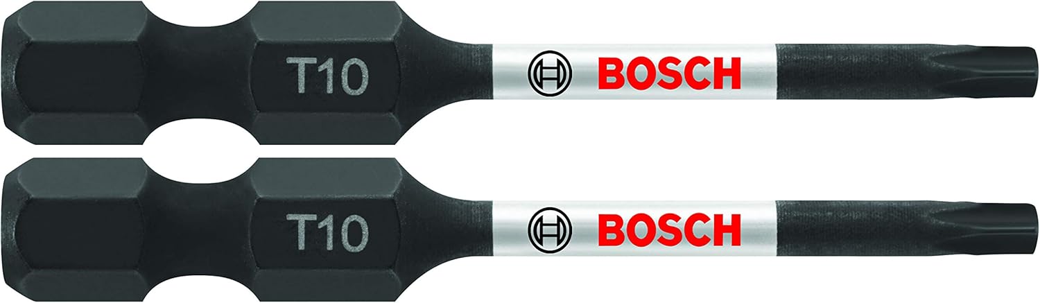 Bosch BOS-ITT10202 2in Impact Tough Torx 10 Power Bits 2 Pack