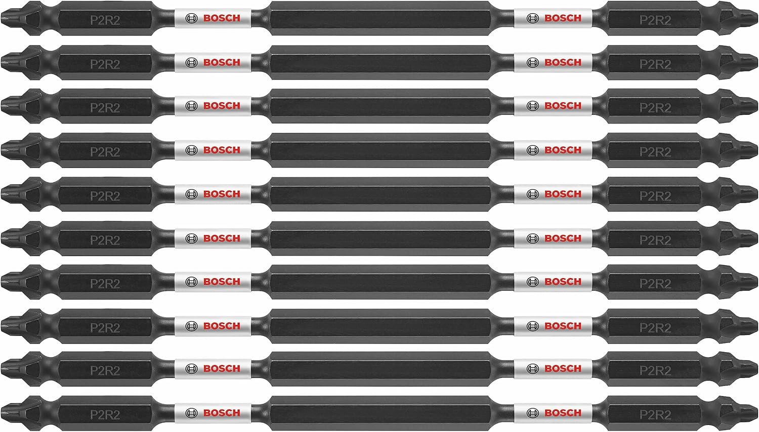 Bosch BOS-ITDEP2R235B 3.5in Impact Tough Double-Ended Power Bits 10 Pack