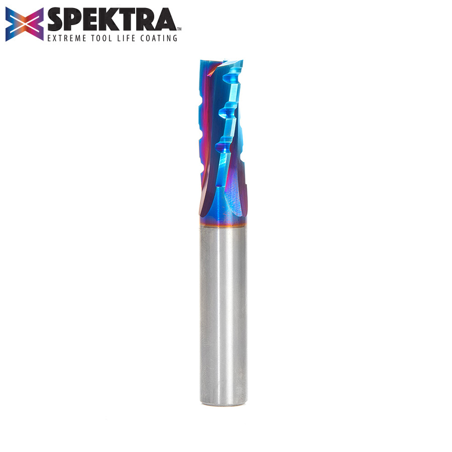 Amana AMA-46153-K CNC Spektra 1/2in Dia Solid Carbide Slow Helix Up-Cut Router Bit