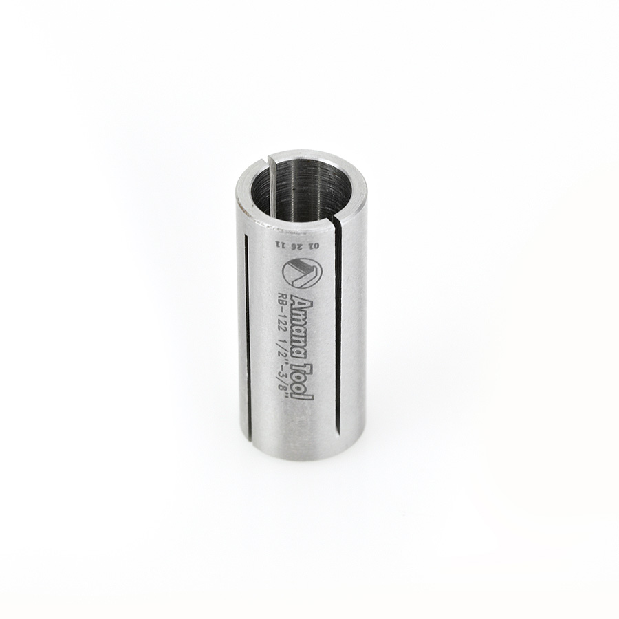 Amana AMA-RB-122 1/2in Dia High Precision Steel Router Collet Reducer