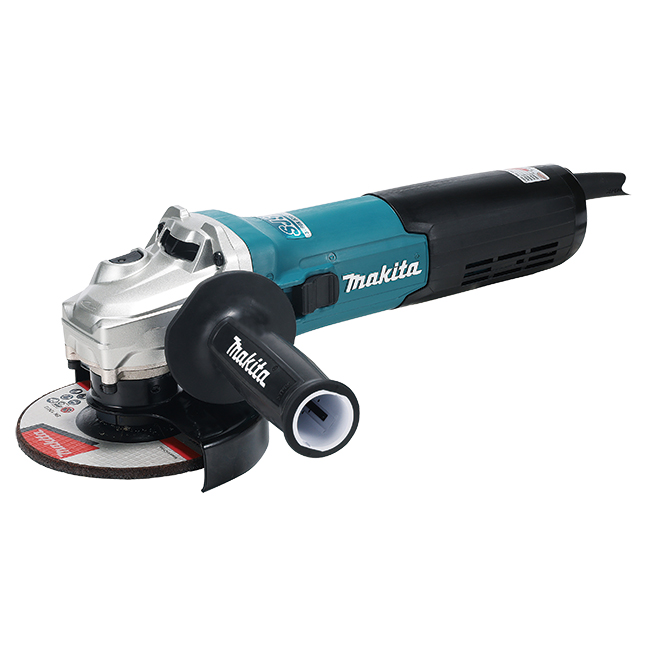 Makita MAK-GA5090 5in Angle Grinder with SJS II and Thumb Switch