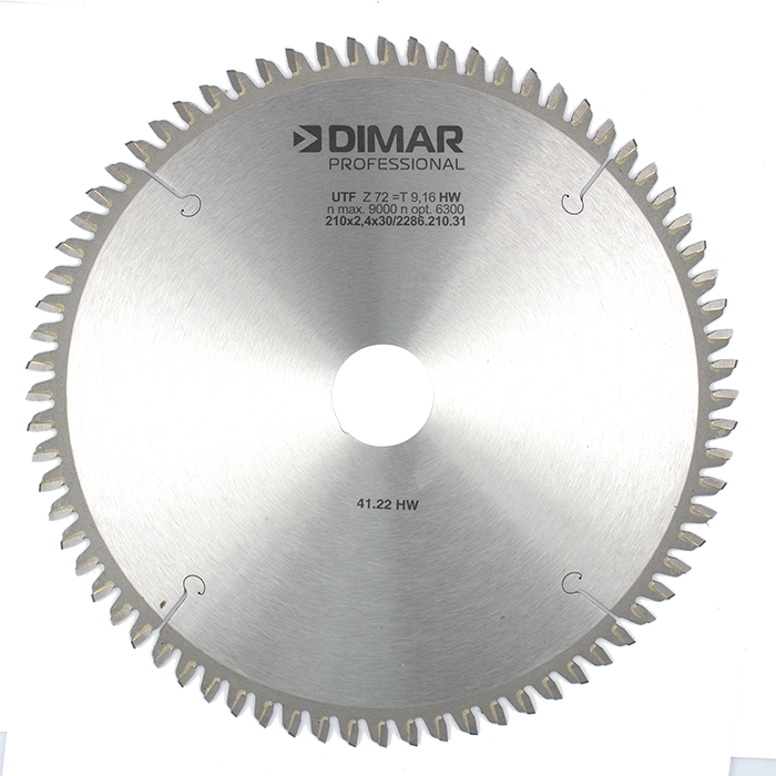 Dimar DIM-TS-210-72-TCG 210mm Carbide Tipped Saw Blades For Festool Track Saw