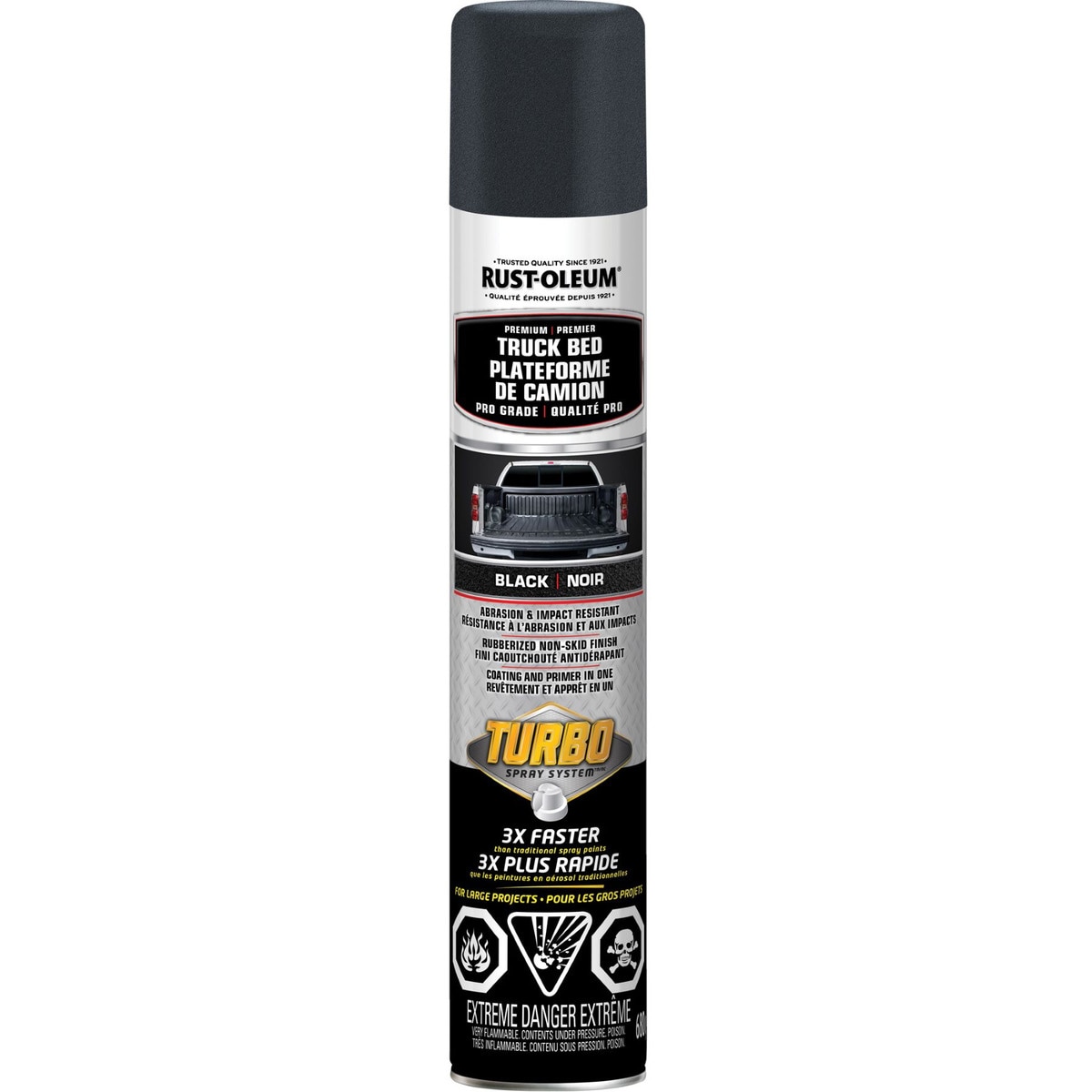 Rust-Oleum RUS-390622 24Oz Truck Bed Coating Aerosol - Black