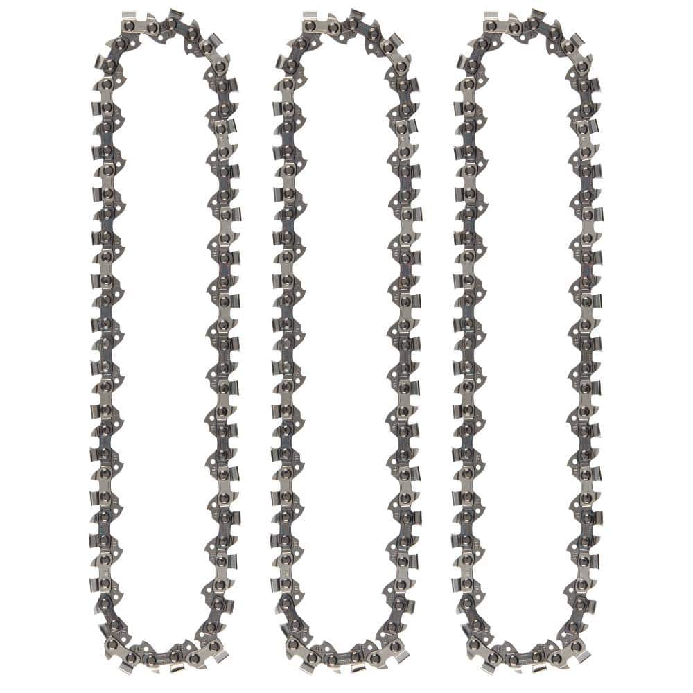 Milwaukee MIL-49-16-2817 8In X 3/8In Low Profile Pitch With 0.043In Gauge Saw Chain 3-Pack