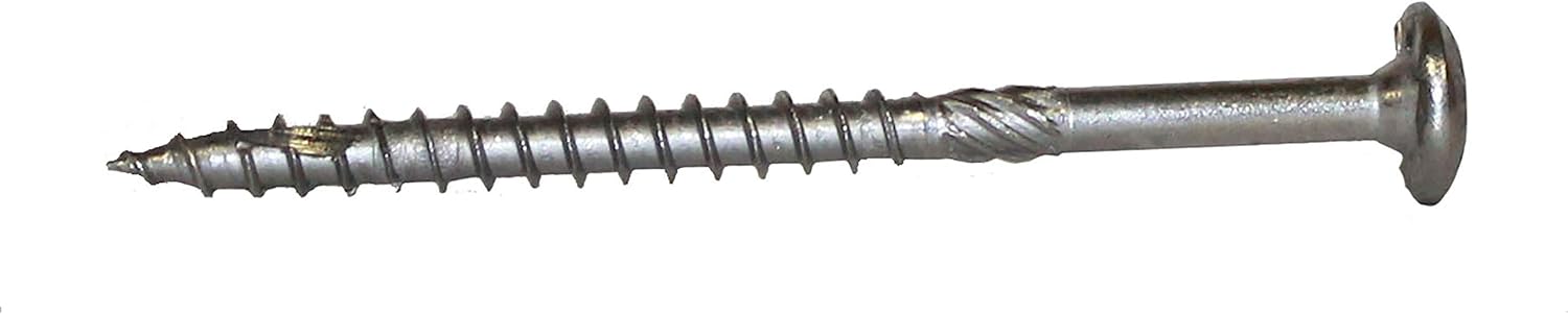 U2 U2-I20104000H 316 Stainless Steel 5/16 x 4in Construction Screw 40 Pack