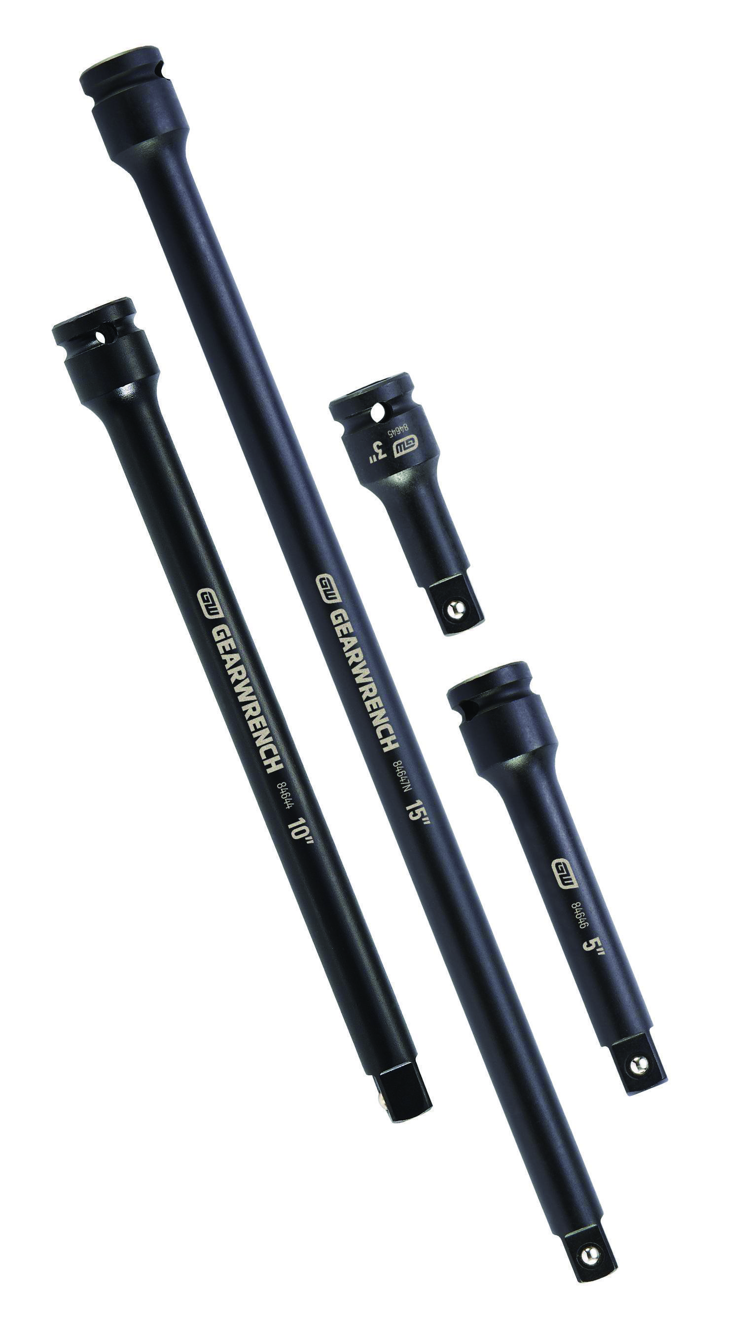 GEARWRENCH GW-84950N 4pc 1/2in Drive Impact Extension Set 3in, 5in, 10in & 15in