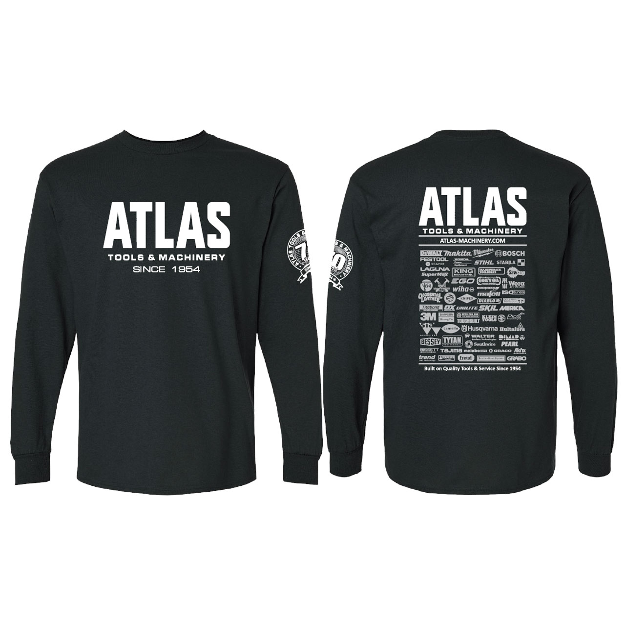 Atlas Tools & Machinery 70th Anniversary Long Sleeve Shirt
