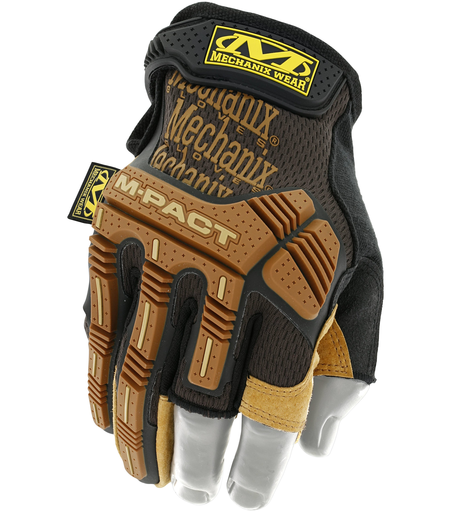 Mechanix MEC-LFR-75-0XX Leather Impact Resistant Fingerless Framer Glove