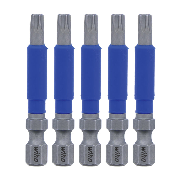 Wiha Tools WIHA-TORX2IN5PKXX 2in TerminatorBlue Impact Bit Torx 5-Pack