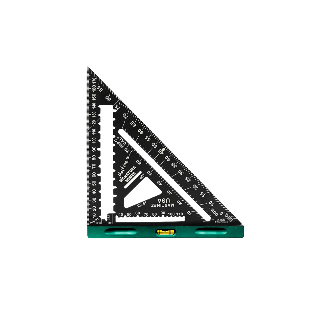 Martinez MTZ-4346_GN Aluminum Rapid Square Green - Metric/Millimeter