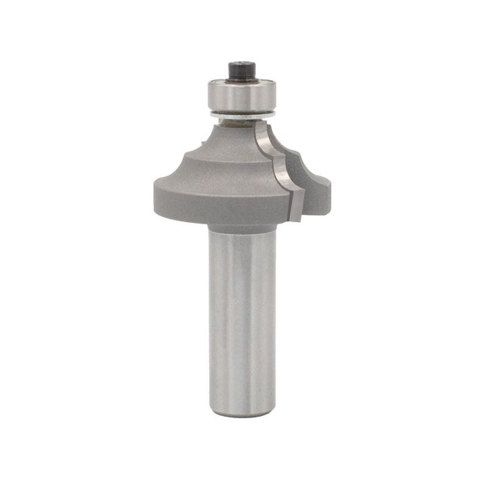 Dimar DIM-136R8-38 1 3/8in Diameter, Carbide Tipped, Classical Bit with Ball Bearing, 2 Flutes, 1/2in Shank, 2 9/16in Length