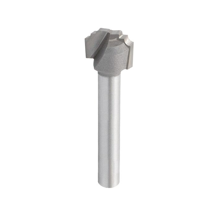 Dimar DIM-121R4-12 1/2in Diameter, Carbide Tipped, Traditional Plunge Bit, 2 Flutes, 1/4in Shank, 2in Length