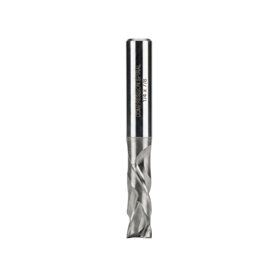 Dimar DIM-SCC-XX Solid Carbide Compression Spiral Router Bit 2 Flute