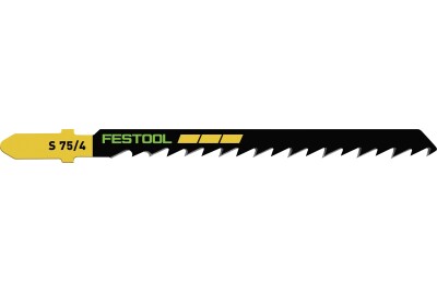 Festool FES-75MM-BAISC-JIGSAW-BLADE S75/4 Clean-Cut Jigsaw Blades, 3 in, 6 TPI