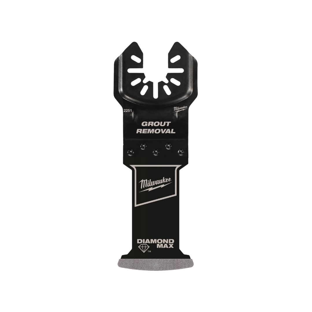 Milwaukee MIL-49-25-2251 OPEN-LOK DIAMOND MAX Diamond Grit Grout Removal Multi-Tool Plunge Blade