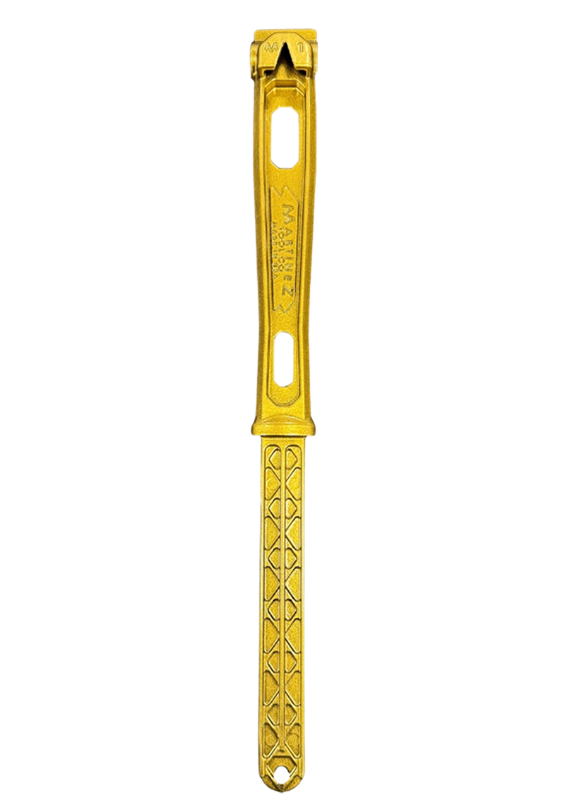 Martinez MTZ-4190-CHGL M1 Titanium Custom Handle, Color: Chrome Gold
