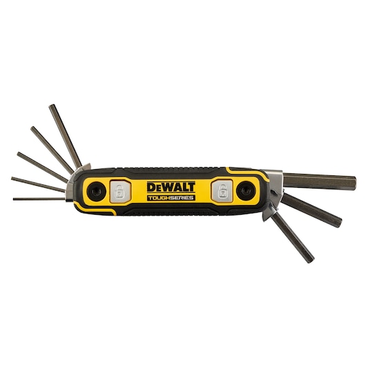 DEWALT DEW-DWHT70266 TOUGHSERIES  Folding Locking Hex Key - SAE