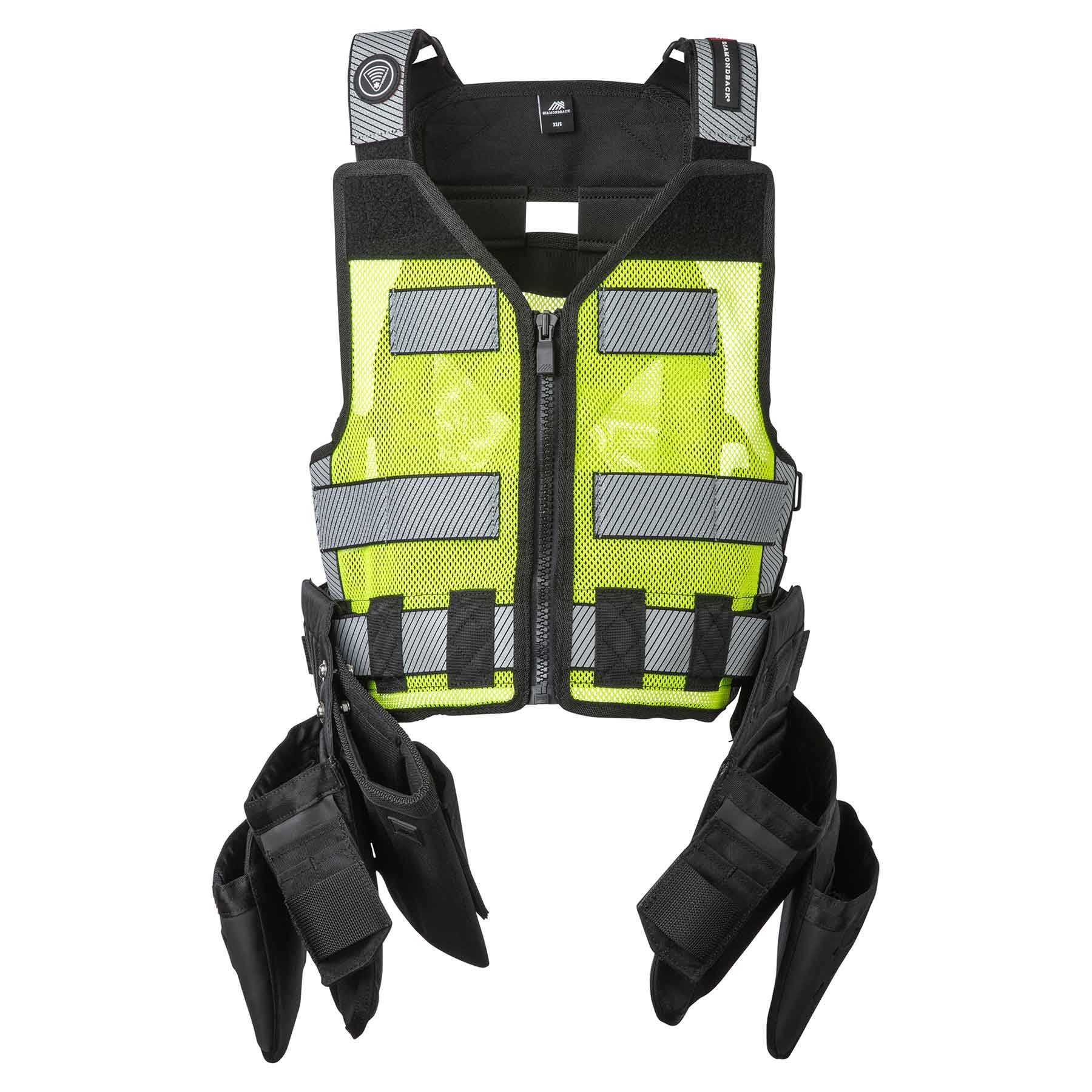 Diamondback DBT-DB5-73-BK-YW-LH-XX Raider '25 Vest System Hi Viz Yellow Left Hand Dominant