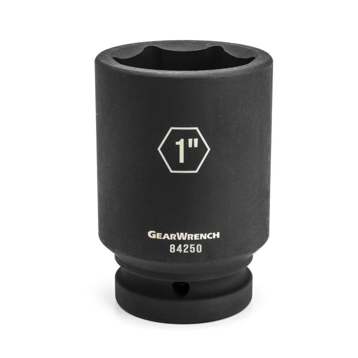 GEARWRENCH GW-84250 1in Drive 6 Point Deep Impact SAE Socket 1in