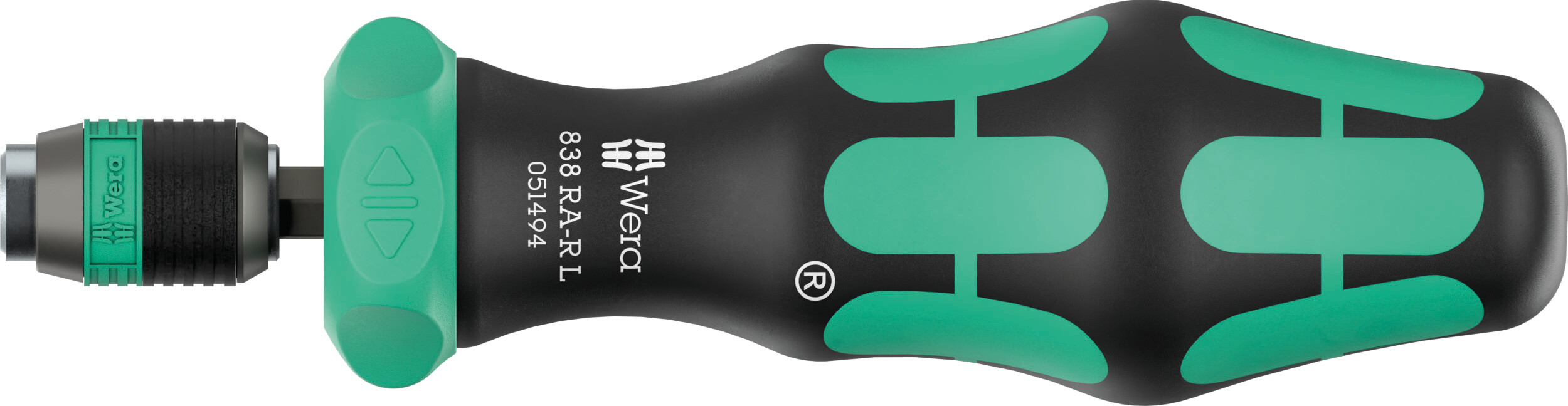 Wera Tools Wera-05051494001 838 RA-R L Bitholding Screwdriver With Ratchet Functionality, 1/4in