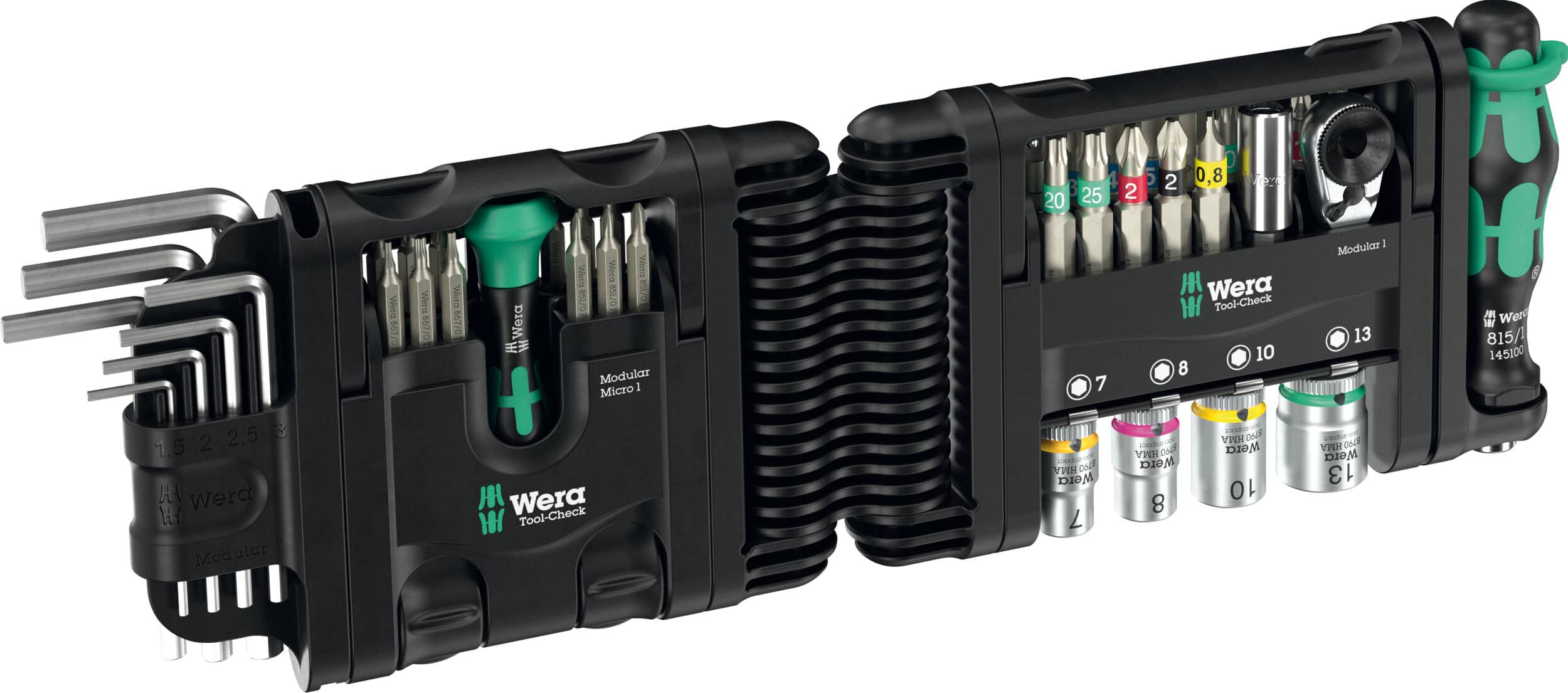 Wera Tools Wera-05049020001 Tool-Check Modular Set 1, 50-Pieces