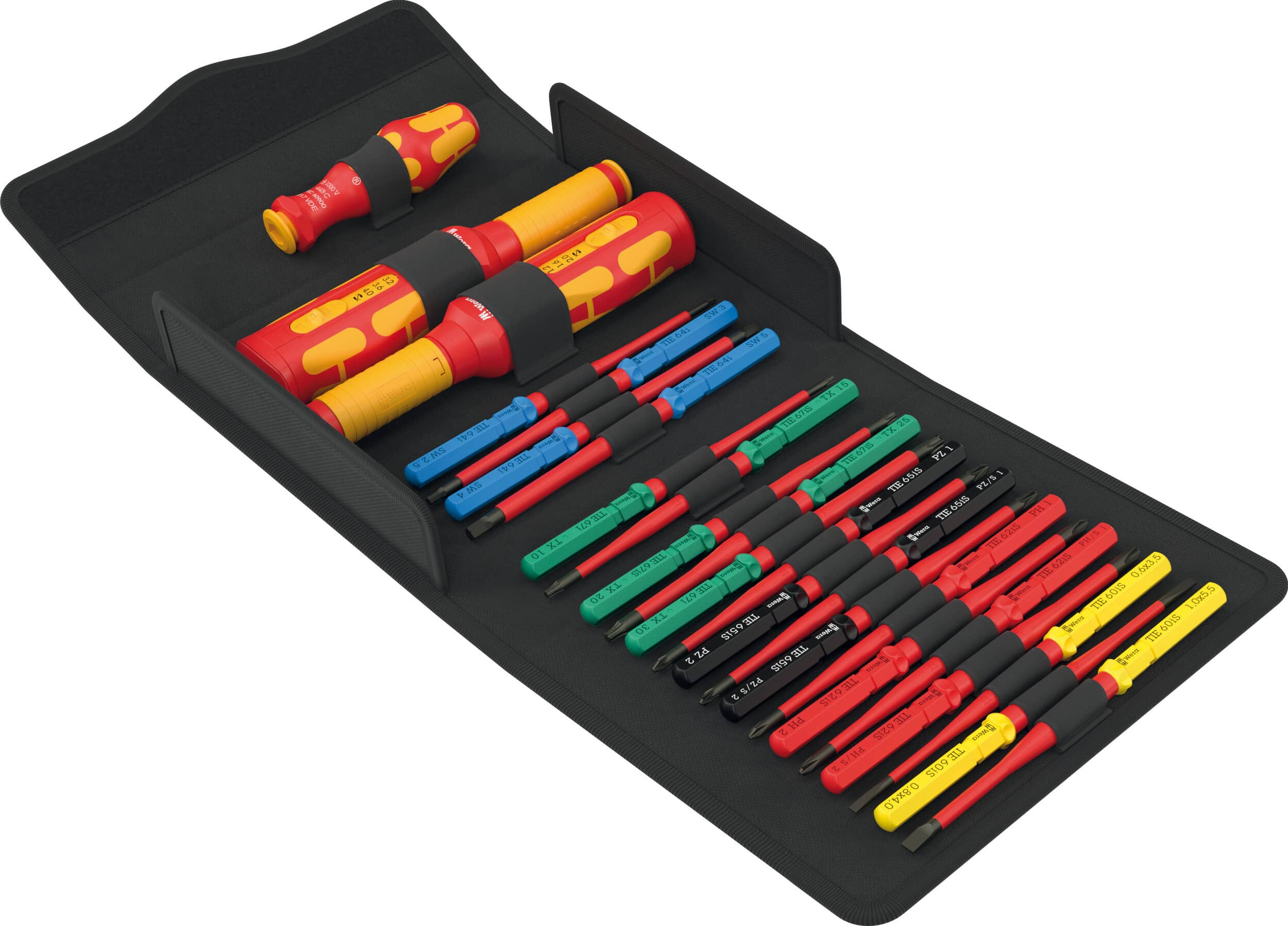 Wera Tools Wera-05006633001 Kraftform Kompakt VDE Safe-Torque Speed Control Cabinet Set 1, 23-Pieces