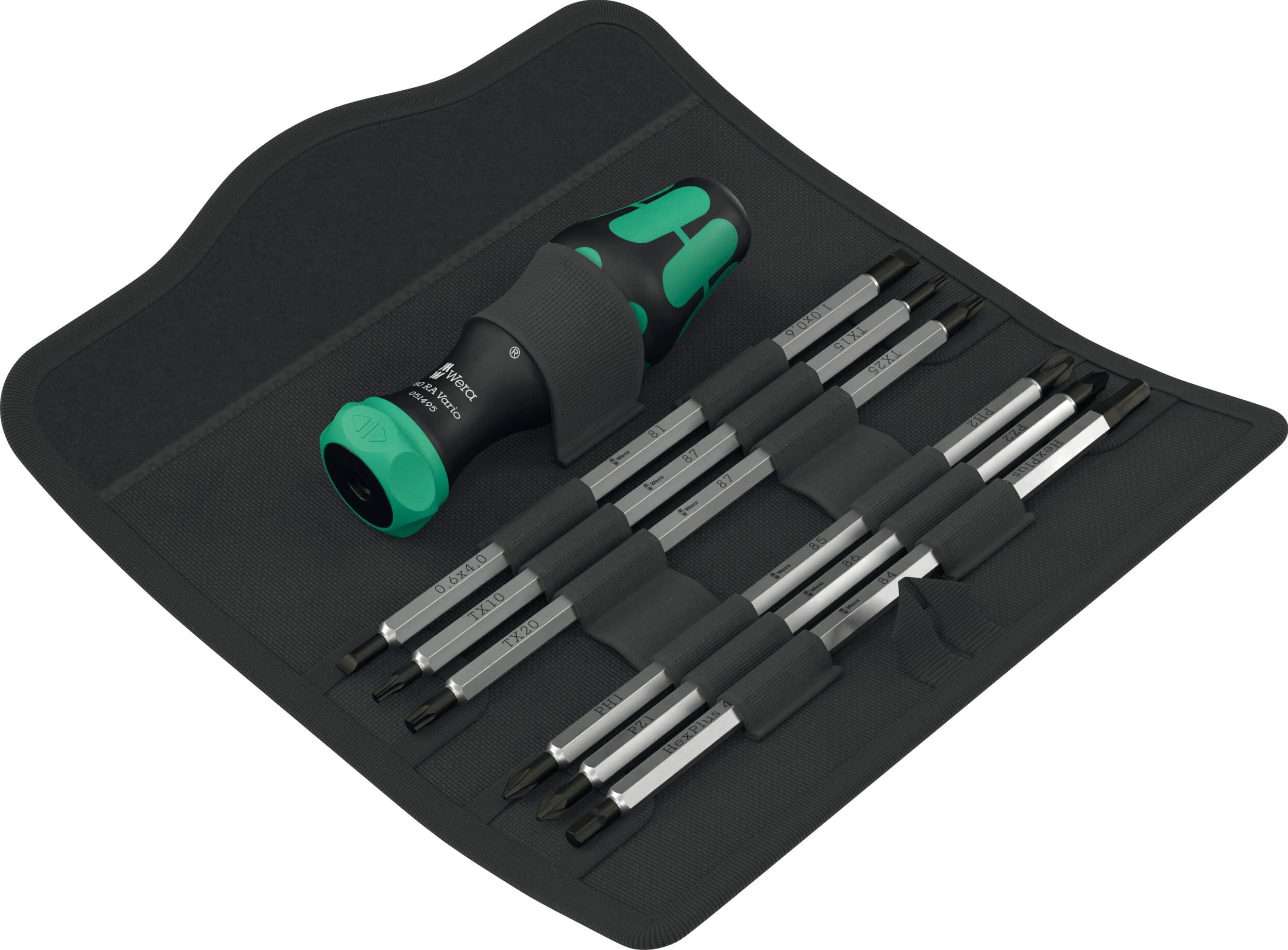 Wera Tools Wera-05051540001 Kraftform Kompakt Vario RA, 7-Pieces