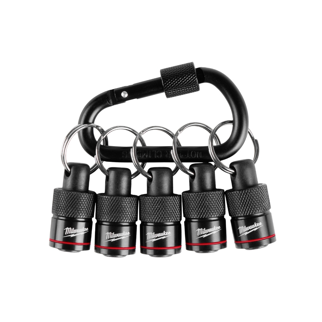 Milwaukee MIL-48-32-4537 5-Piece Bit Holder with Carabiner