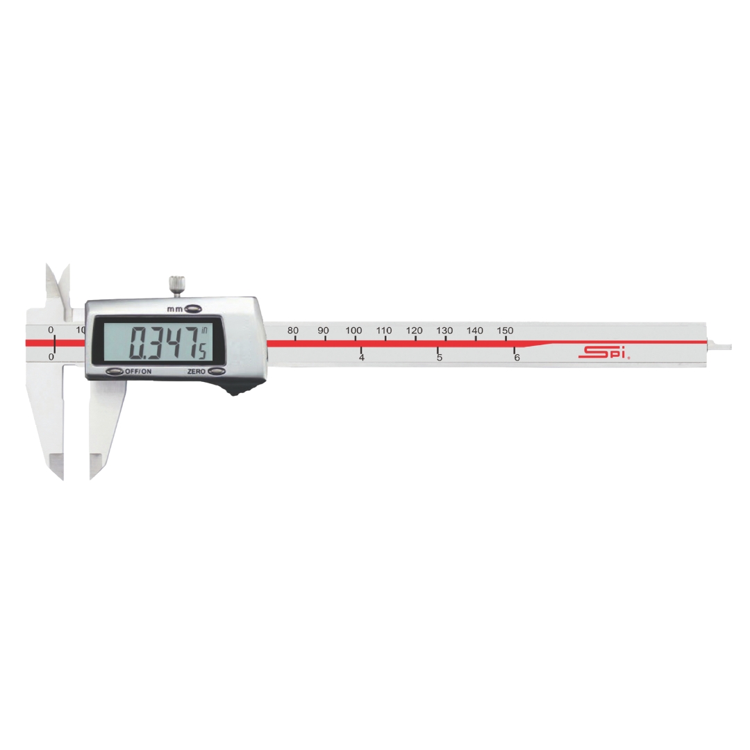 KAR Industrial KAR-910008 Electronic Fractional Caliper with Three Buttons, W/O Thumbwheel