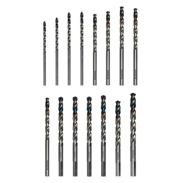 Diablo FRE-DMD-S15T Metal Demon Drill Bits Set for Mild, Hardened and Stainless Steels, 15pcs