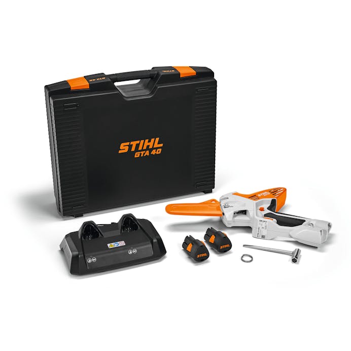 STIHL STIHL-GTA40S Cordless Pruning Saw with 2x AS 2 Batteries and AL 5-2 Charger