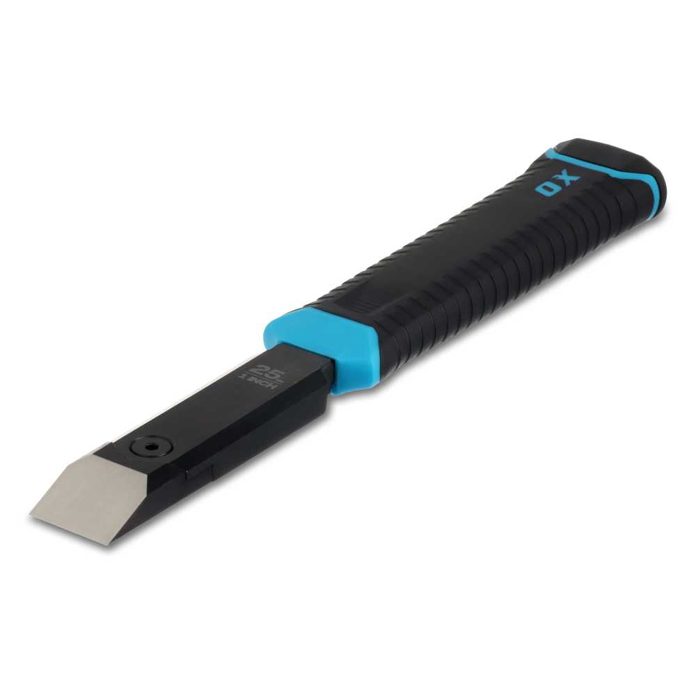 OX Tools OX-P371325 PRO 25mm Replaceable Tip Chisel Set with Holster