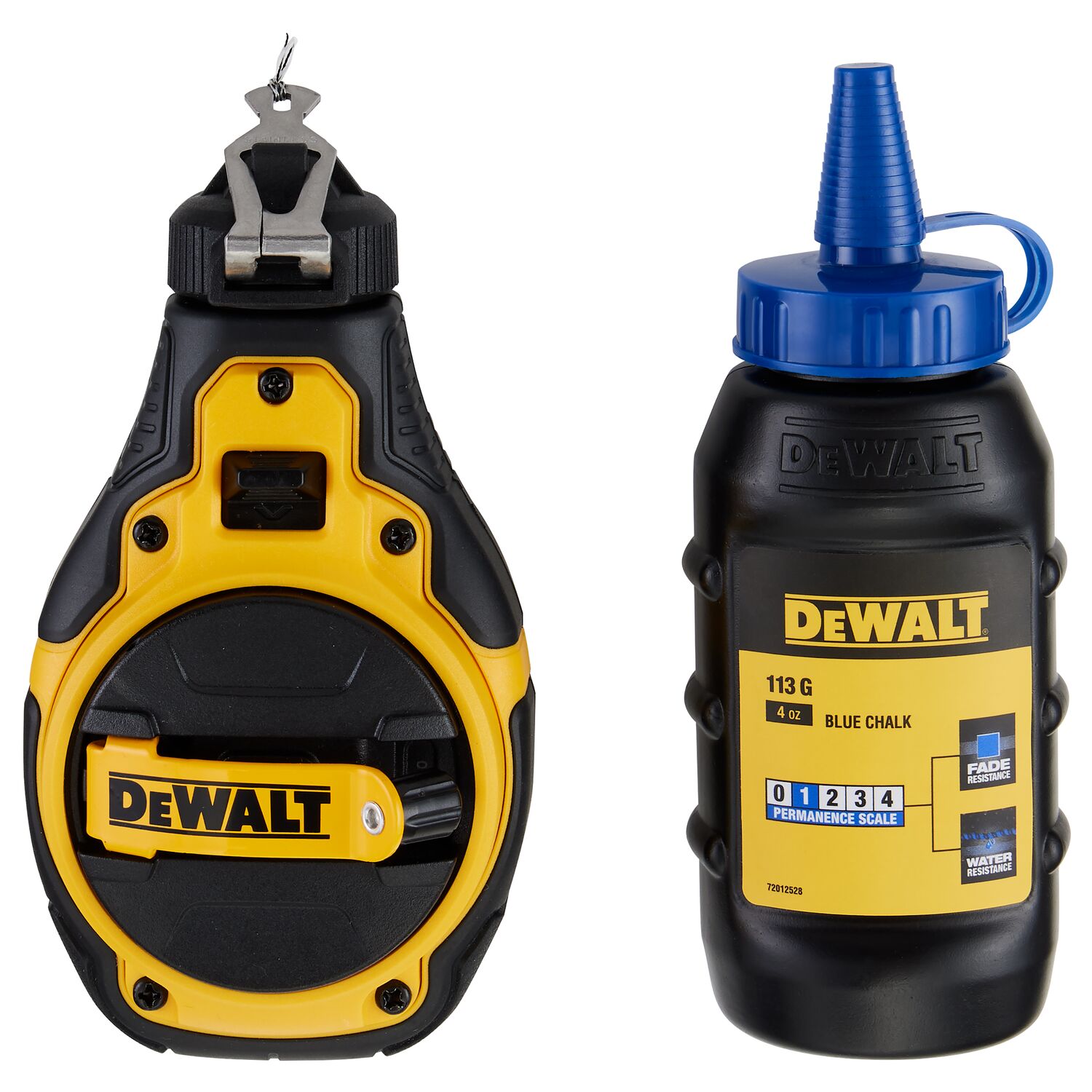 DEWALT DEW-DWHT48333BC Bi-Material Chalk Reel Kit - Blue