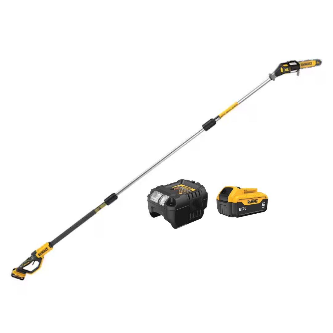 DEWALT DEW-DCPS620P1 20V Pole Saw 5.0Ah Kit