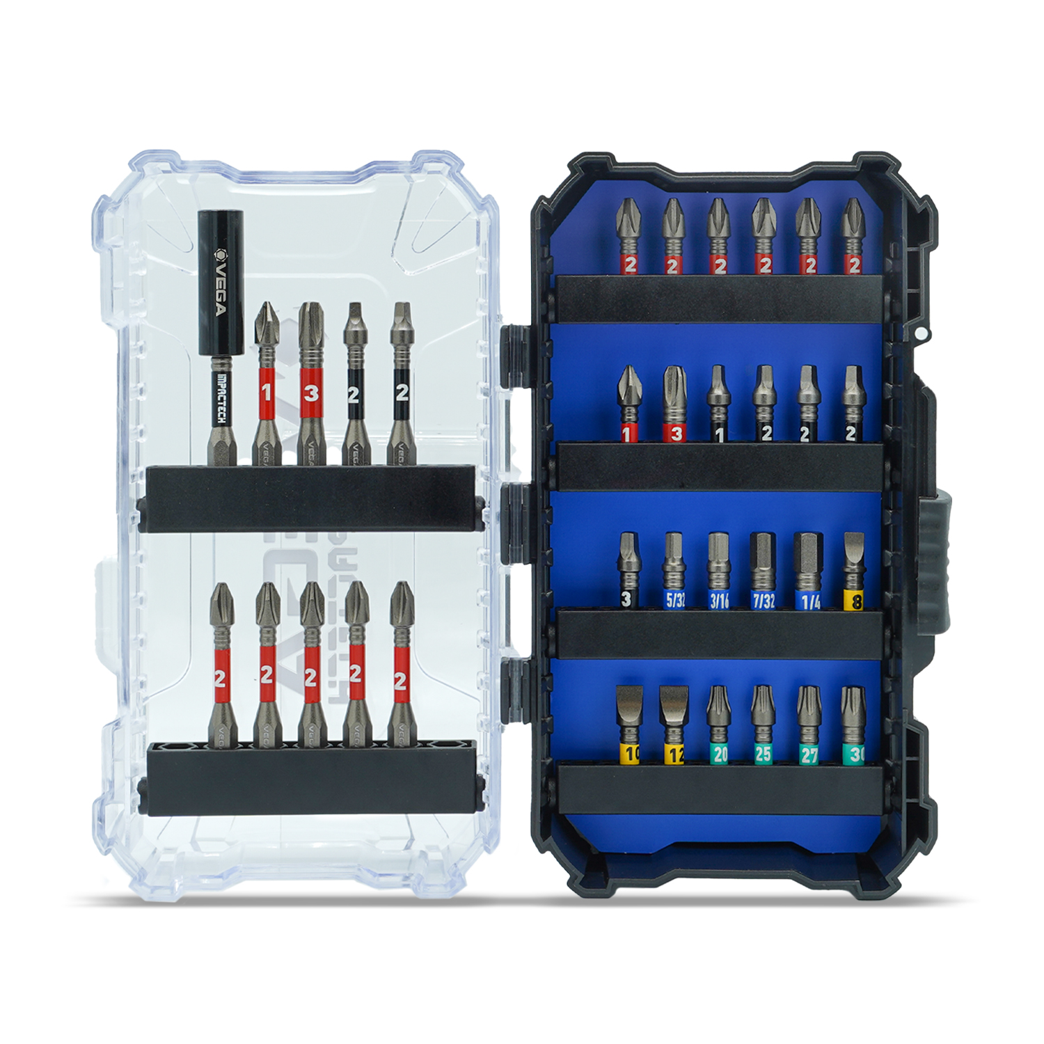 VEGA-T34-1DB 34prc Impactech Driver Bit Set