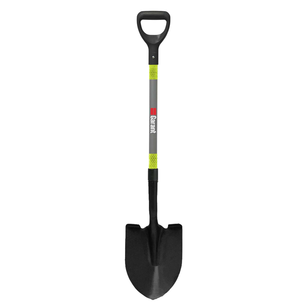 Garant GRA-85638 D-Handle Round Point Shovel, Fiberglass Handle