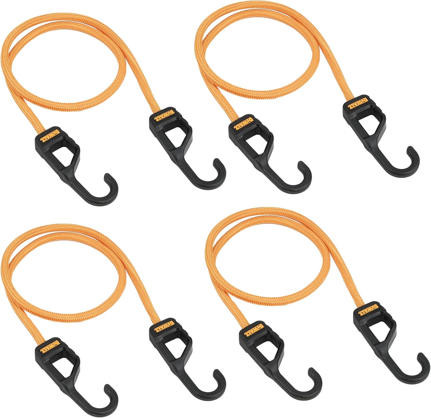 DEWALT DEWL-DXBC300364 36in Premium Heavy-Duty Bungee Cords 4-Pack