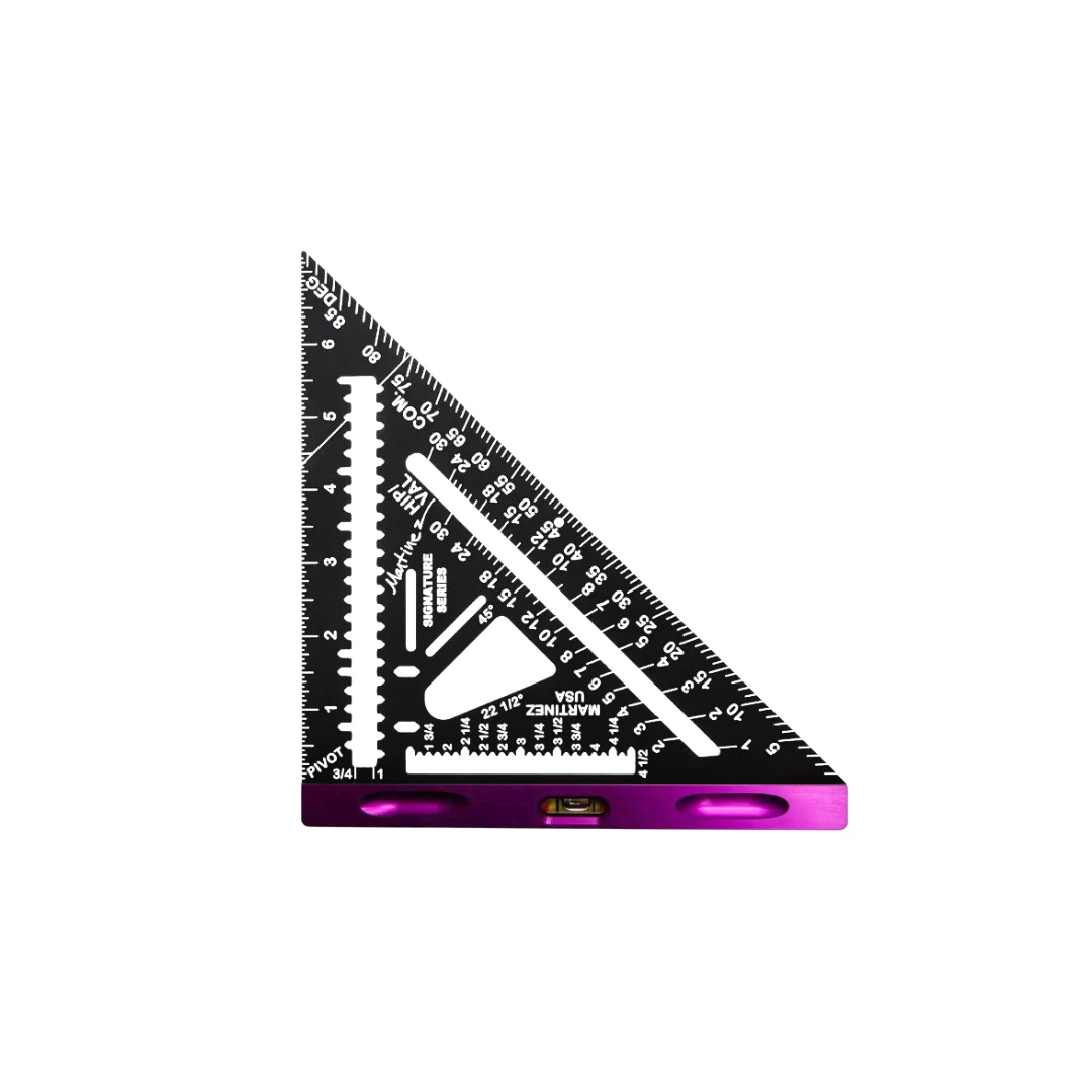 Martinez MTZ-4345_PU Aluminum Rapid Square Purple - Imperial/Inch