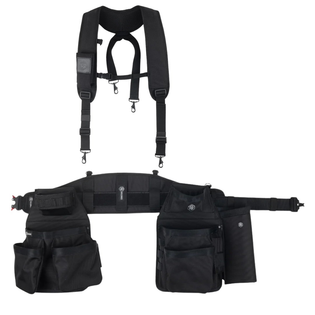 RR Buildings MB-RR100S-XX THE FRAMERR Tool Belt with Suspenders