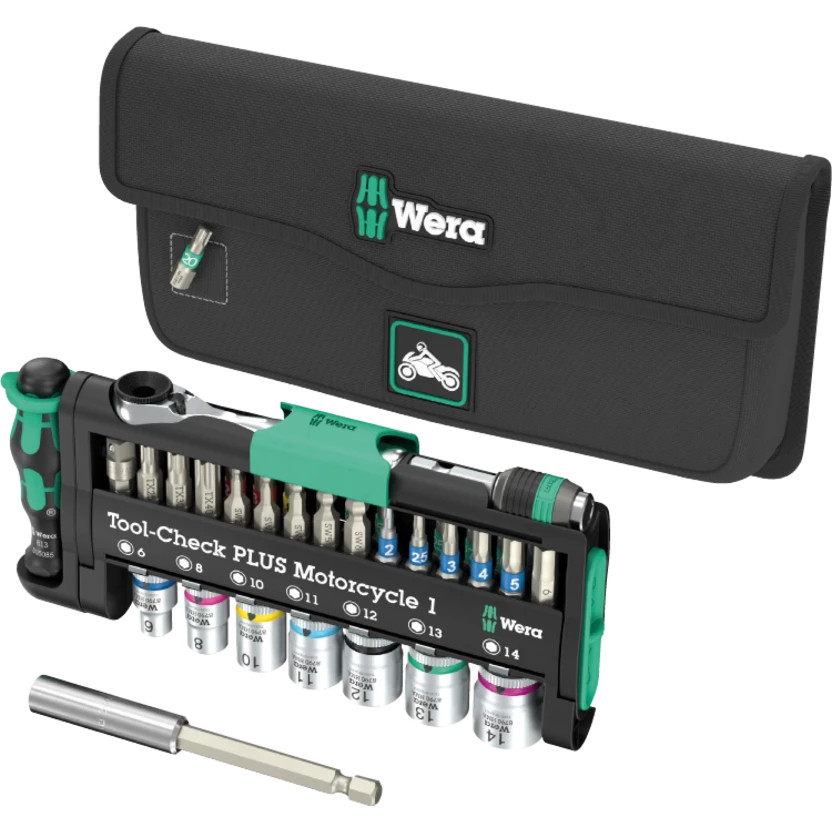Wera Tools WERA-05049035001 Tool-Check PLUS Motorcycle 1, 40-Piece