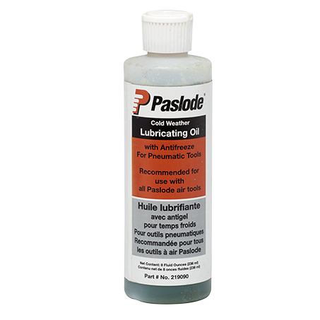 Paslode PAS-219090 Cold Weather Pneumatic Tool Lubricating Oil with Anti-Freeze, 8oz
