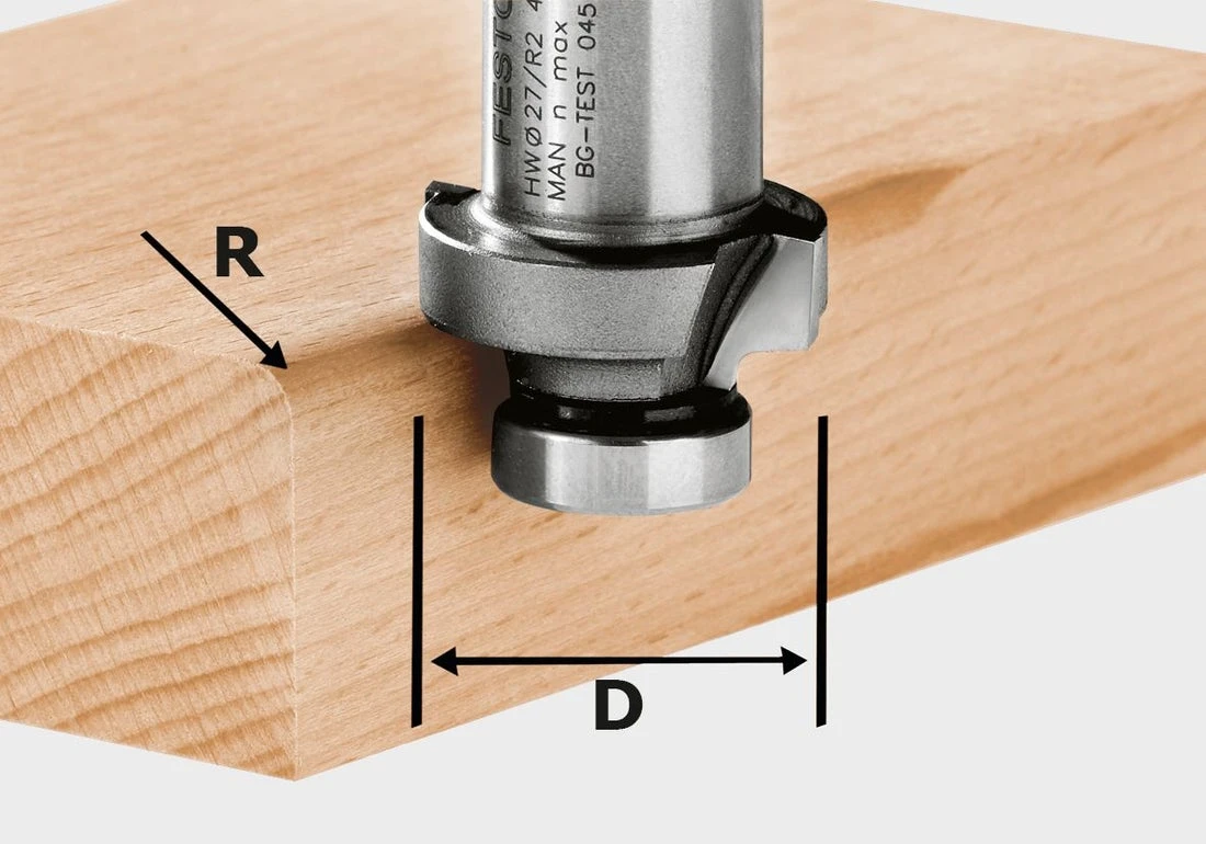 Festool FES-490095 HW R5-OFK 500 5mm Roundover Cutter for OFK 500