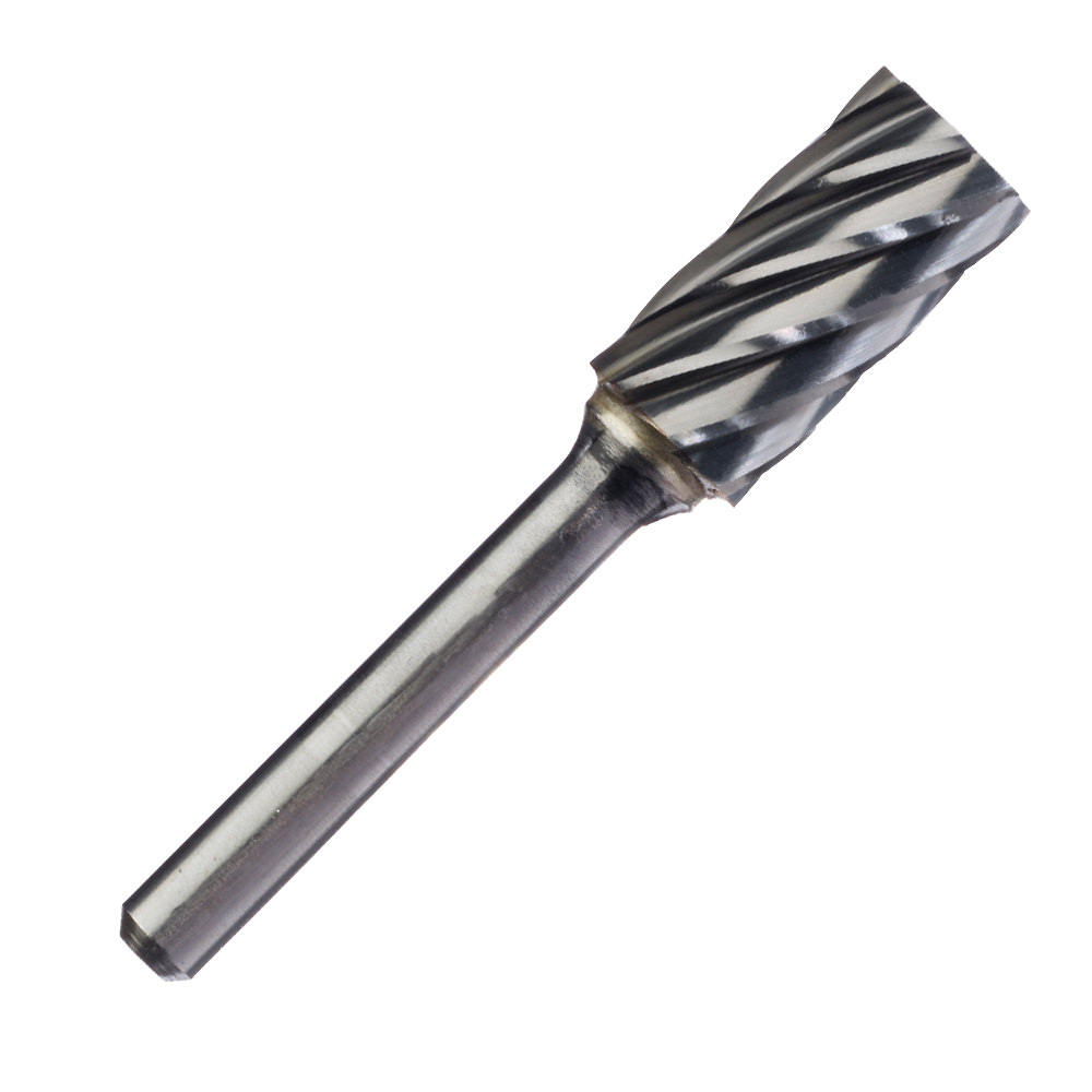 Champion CHAMP-SC5NF-IPAC SC5NF Single Flute Non-Ferrous Cylinder Radius End Carbide Bur 1/2in x 1in