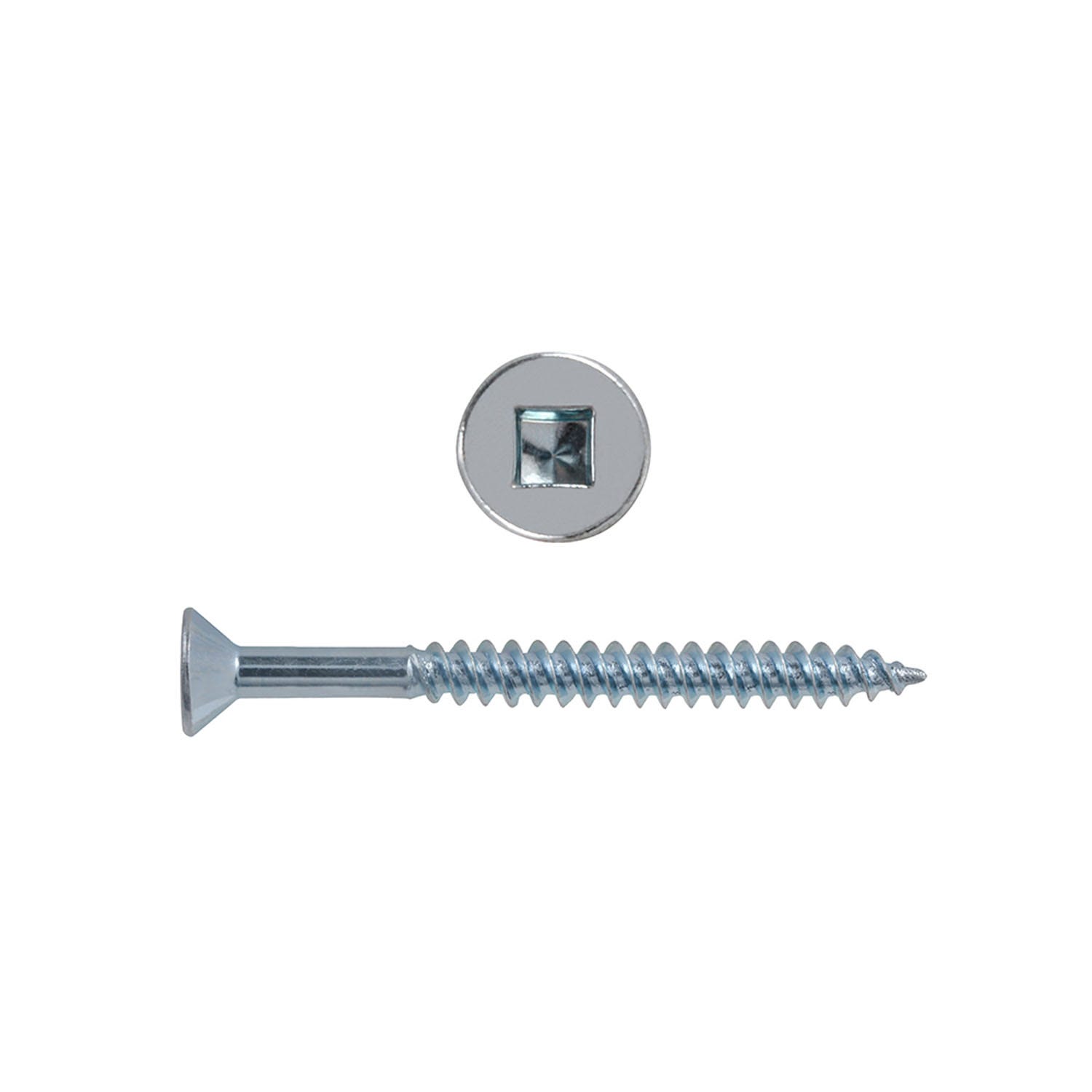Hillman PAU-12827HDZinc10-XX JAR Square Flat Head Zinc Wood Screw 10, 250-Pieces