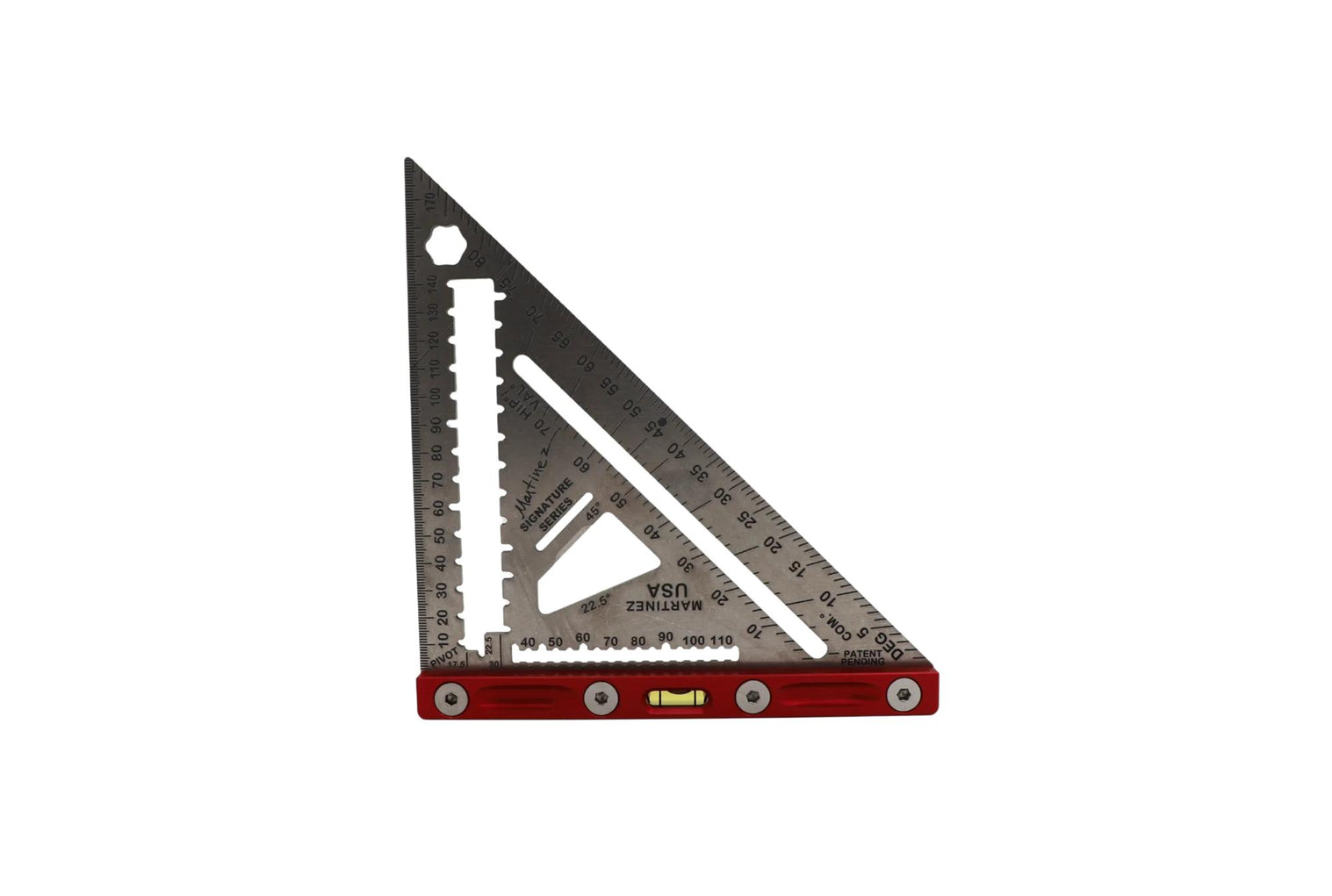 Martinez MTZ-4296_RD Titanium Rapid Square, Metric, Red