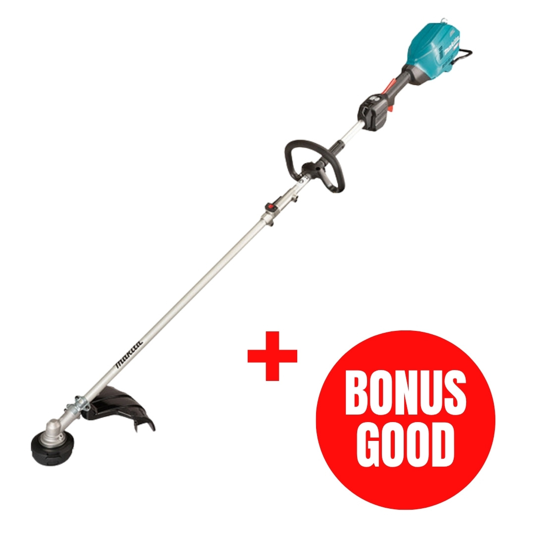 Makita MAK-UX01GZ02-JL26PROMO 40V MAX Split Shaft String Trimmer Bare Tool + Bonus
